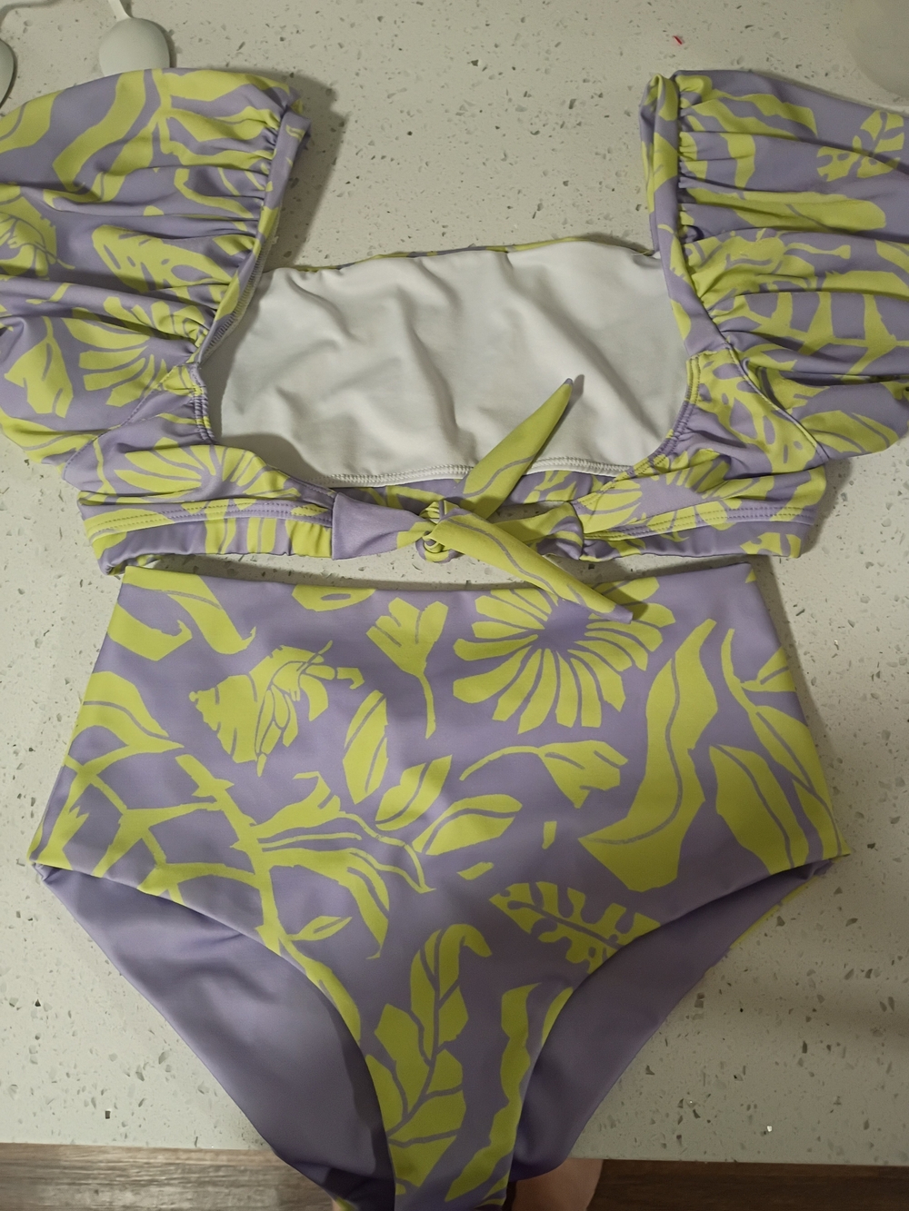 Alcatraz Swimwear Floral High-Waist Swim Set